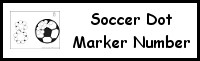 Soccer Number Dot Marker & Counting