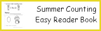 Summer Kids Counting Easy Reader Book