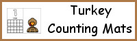 Turkey Themed Number Counting Mats