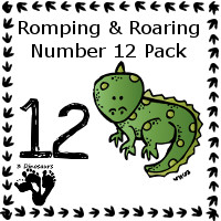 Romping & Roaring Number 12 Pack - 3Dinosaurs.com