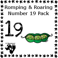 Romping & Roaring Number 19 Pack - 3Dinosaurs.com