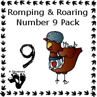 Romping & Roaring Number 9 Pack - 3Dinosaurs.com