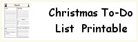 Christmas To Do List Printable