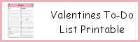 Valentines Themed Organizing Printables