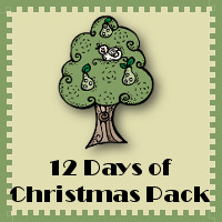 Free 12 Days of Christmas Pack - 3Dinosaurs.com