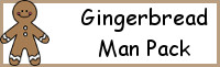 Gingerbread Man Packs