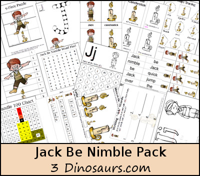 Free Jack Be Nimble Pack - 3Dinosaurs.com