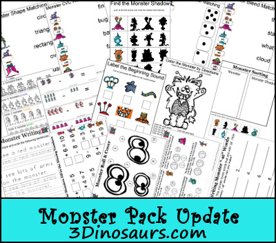 Free Monster Pack Update! - 3Dinosaurs.com