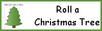 Roll a Christmas Tree Printable