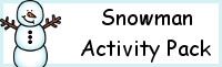 Snowman Activities Pack