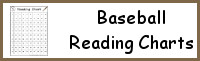 Baseball Themed Reading Charts