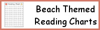 Beach Themed Reading Charts