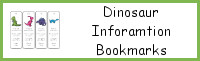 Dinosaur Information Bookmarks