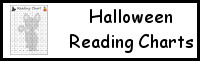 Halloween Themed Reading Charts