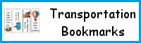 Transportation Themed Bookmarks