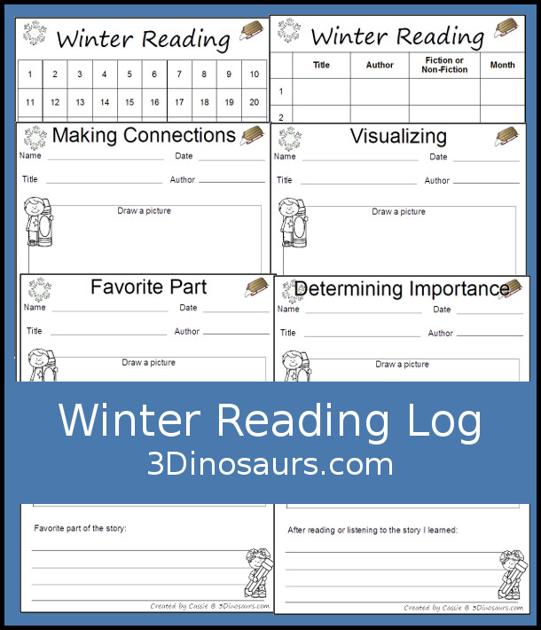 Winter Reading Charts