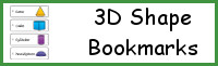 3D Shape Bookmark