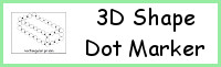 3D Shape Dot Marker Printables