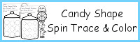 Candy Shape Spin, Trace & Color