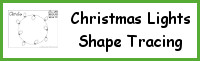 Christmas Lights Shape Tracing