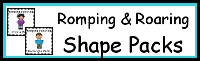 Romping & Roaring Shape Packs