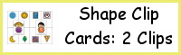 Shape Clip Cards - Clip Two Shapes