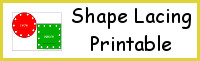 Shape Lacing Printable