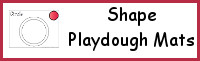 Shape Playdough Mats