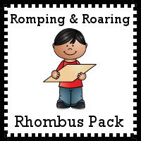 Free Romping & Roaring Rhombus Pack - 10 pages of activities - 3Dinosaurs.com