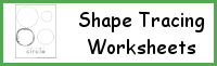 Shape Tracing Worksheet with Coloring