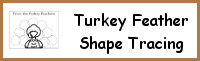 Turkey Feather Shape Tracing