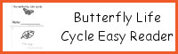 Butterfly Life Cycle Easy Reader Books