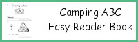 Camping Themed ABC Easy Reader Book