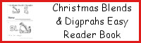 Christmas Blends & Digprahs Easy Reader Book