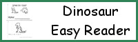 Dinosaur Easy Reader Book: What Do I Eat?