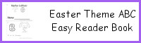 Easter Theme ABC Easy Reader Book