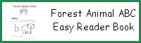 Forest Animal ABC Easy Reader Book