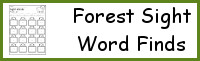 Forest Sight Word Find