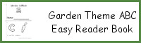 Garden Theme ABC Easy Reader Book