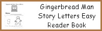 Gingerbread Man Themed ABC Easy Reader Book