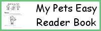 My Pets Easy Reader Book