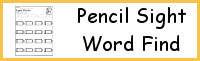 Pencil Sight Word Find