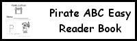 Pirate Themed ABC Easy Reader Book