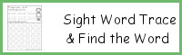 Sight Word Trace & Find the Word