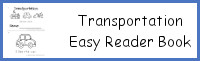 Transportation Easy Reader Book