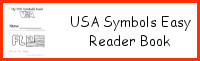 USA Symbols Easy Reader Book