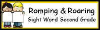 Romping & Roaring Second Grade Sight Words Packs