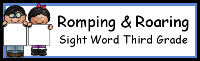 Romping & Roaring Third Grade Sight Word Packs