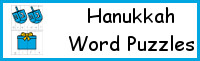 Hanukkah Word Puzzles