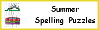 Summer Spelling Puzzles